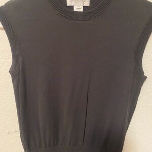 Jones New York Women's Charcoal Muscle Tee